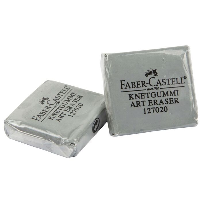 Faber-Castell Kneadable Eraser Grey in Plastic Case