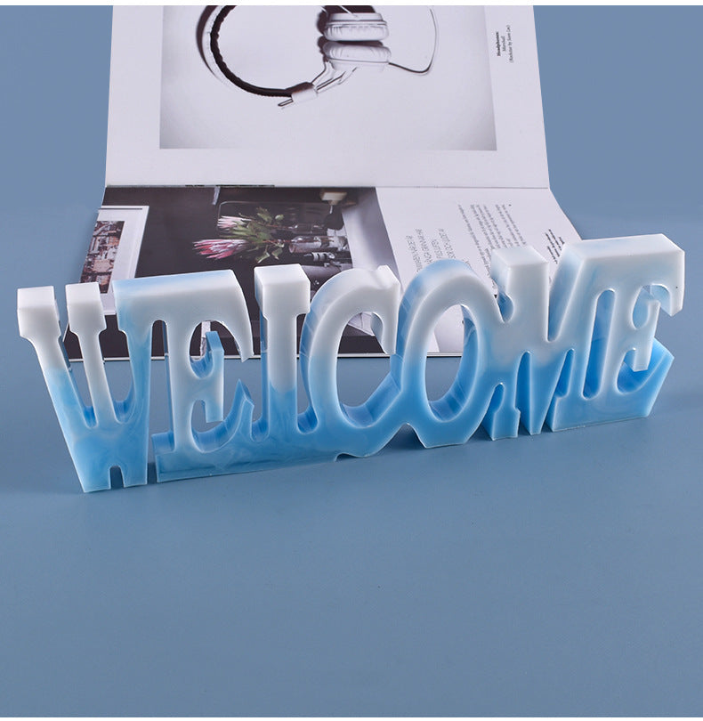 MAD Welcome Sign Mold #107