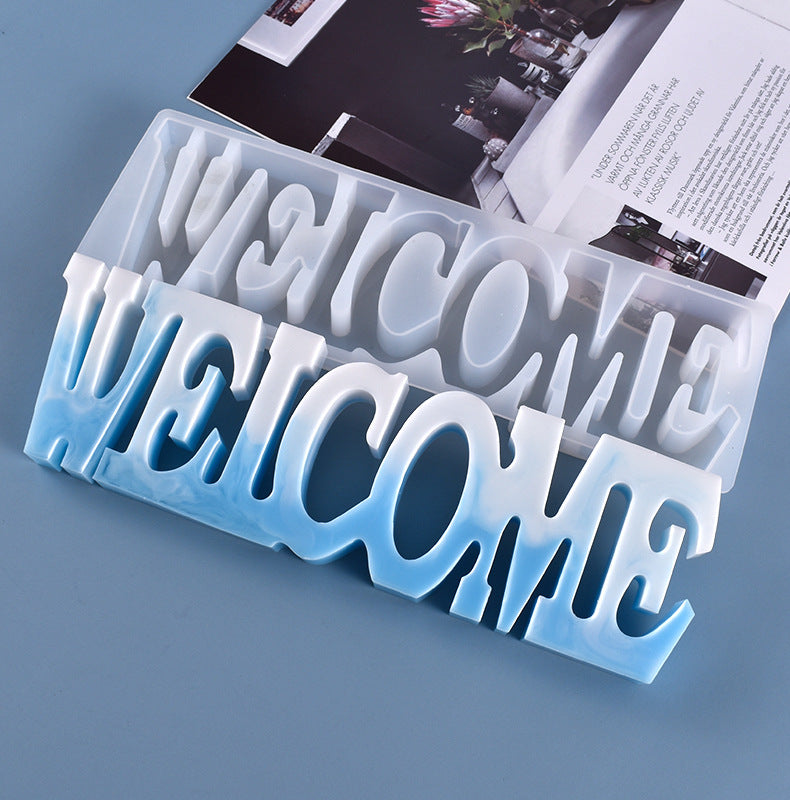 MAD Welcome Sign Mold #107