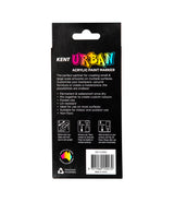 Kent Urban Acrylic Paint Markers – Fine Nib 3mm Metallic Pack 4