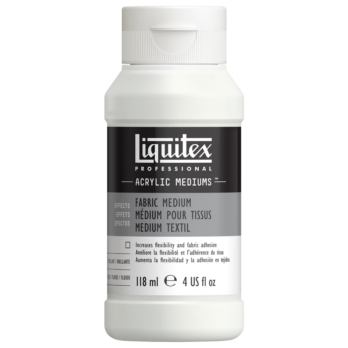 Liquitex Fabric Fluid Effects Medium 118ml