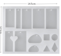 MAD 13pcs Assorted Pendant Mold #101