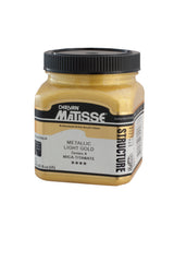 Matisse Structure Acrylic Paint 250ml Tube - Color - METALLIC LIGHT GOLD SERIES 4
