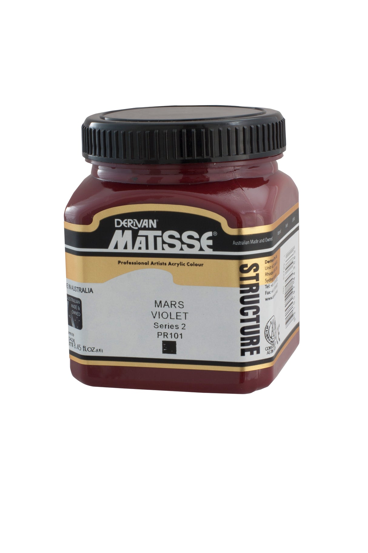 Matisse Structure Acrylic Paint 250ml Tube - Color - MARS VIOLET SERIES 2