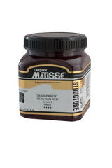 Matisse Structure Acrylic Paint 250ml Tube - Color - TRANSPARENT VENETIAN RED SERIES 3