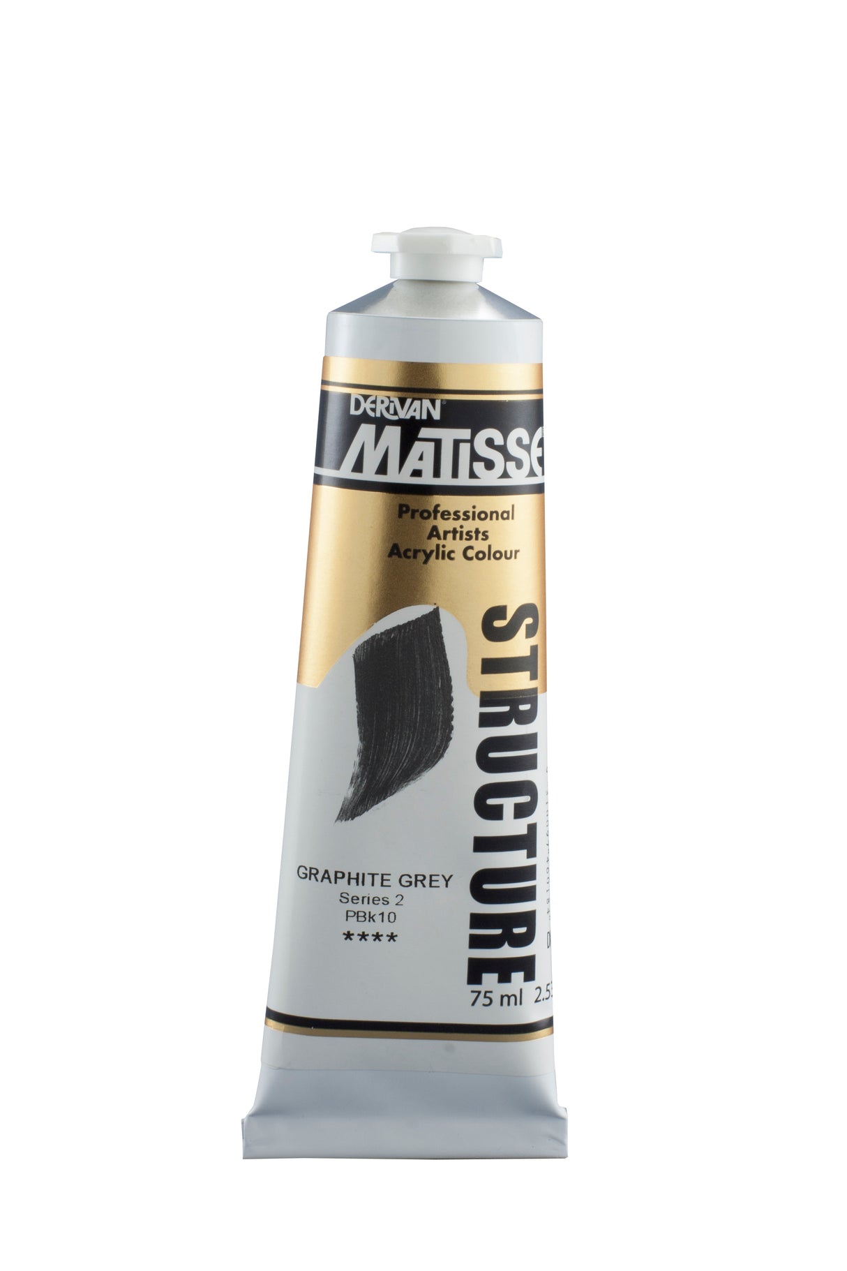 Matisse Structure Acrylic Paint 75ml Tube - Color - GRAPHITE GREY SERIES 2