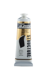 Matisse Structure Acrylic Paint 75ml Tube - Color - MARS BLACK SERIES 1