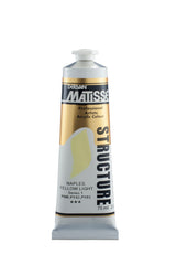 Matisse Structure Acrylic Paint 75ml Tube - Color - NAPLES YELLOW LIGHT SERIES 1