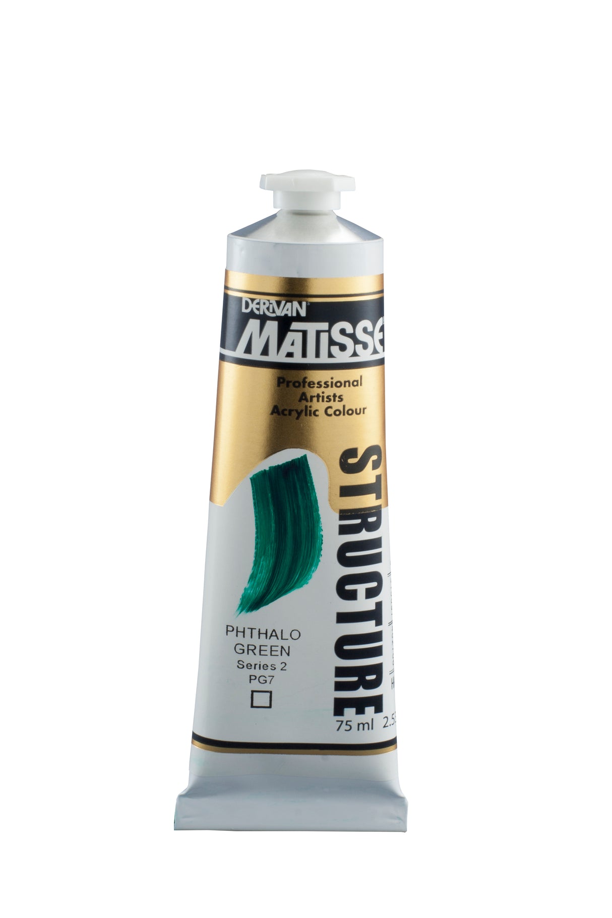 Matisse Structure Acrylic Paint 75ml Tube - Color - PHTHALO GREEN SERIES 2