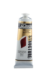 Matisse Structure Acrylic Paint 75ml Tube - Color - TRANSPARENT VENETIAN SERIES 3