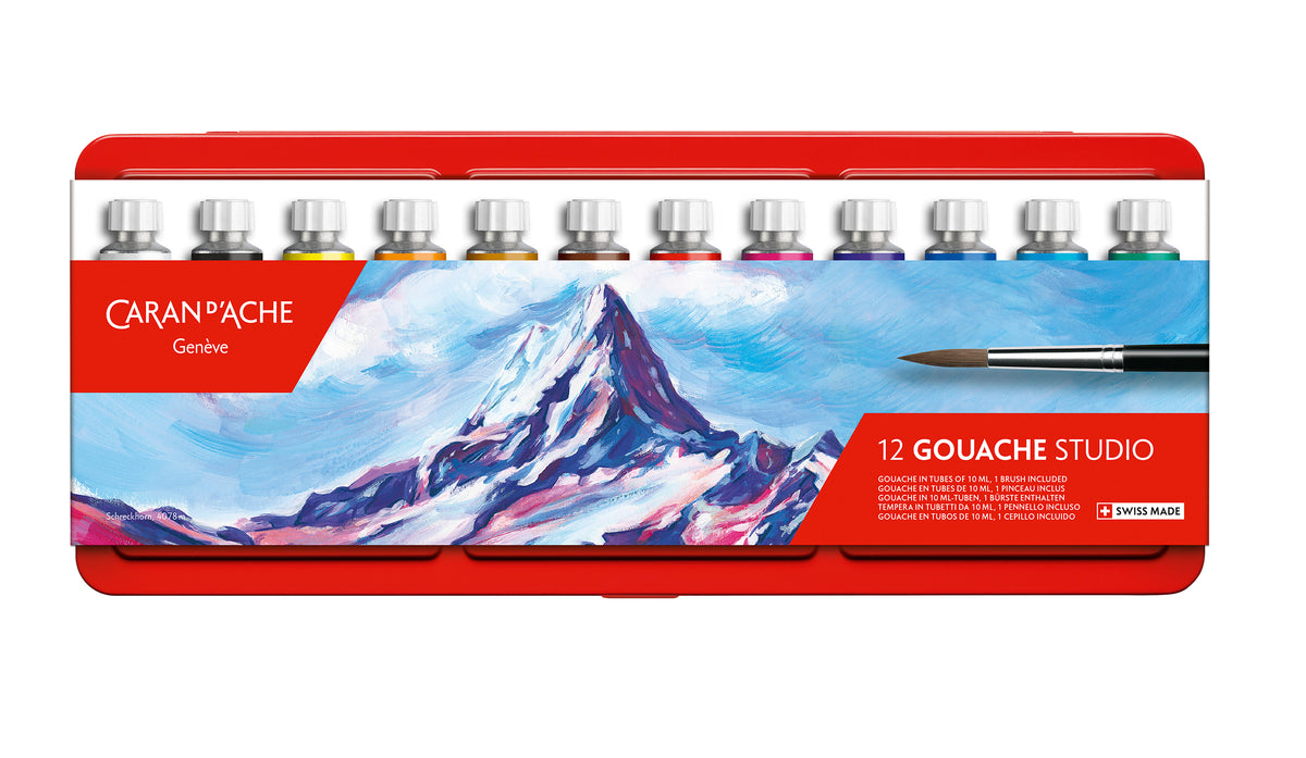Caran d'Ache Gouache Studio 10ml Tubes Set of 12