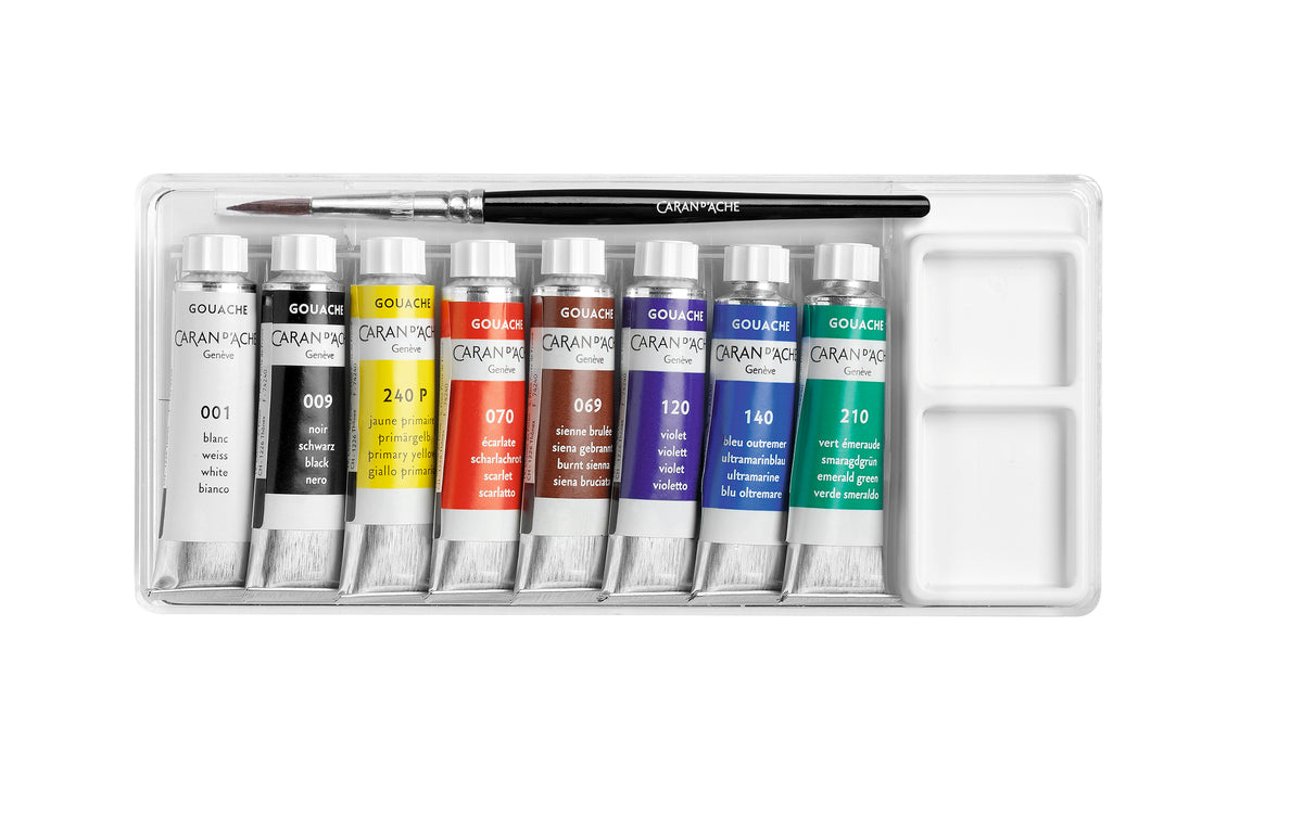 Caran d'Ache Gouache Studio 10ml Tube Set of 8