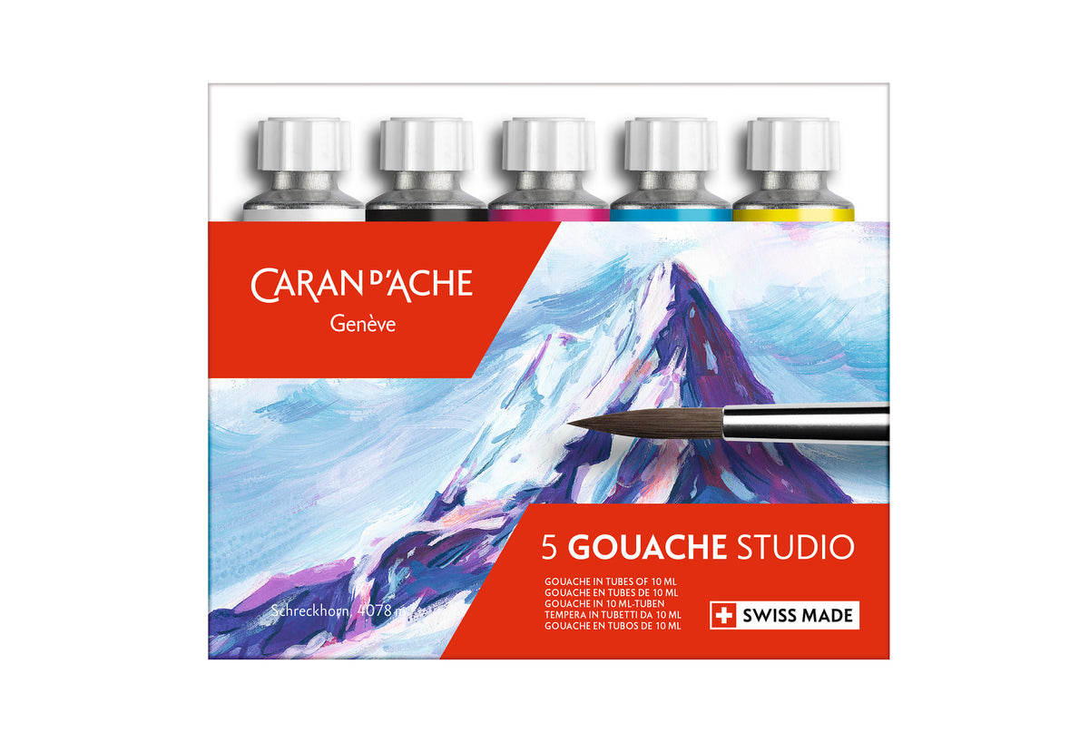 Caran d'Ache Gouache Studio 10ml Tubes Set of 5