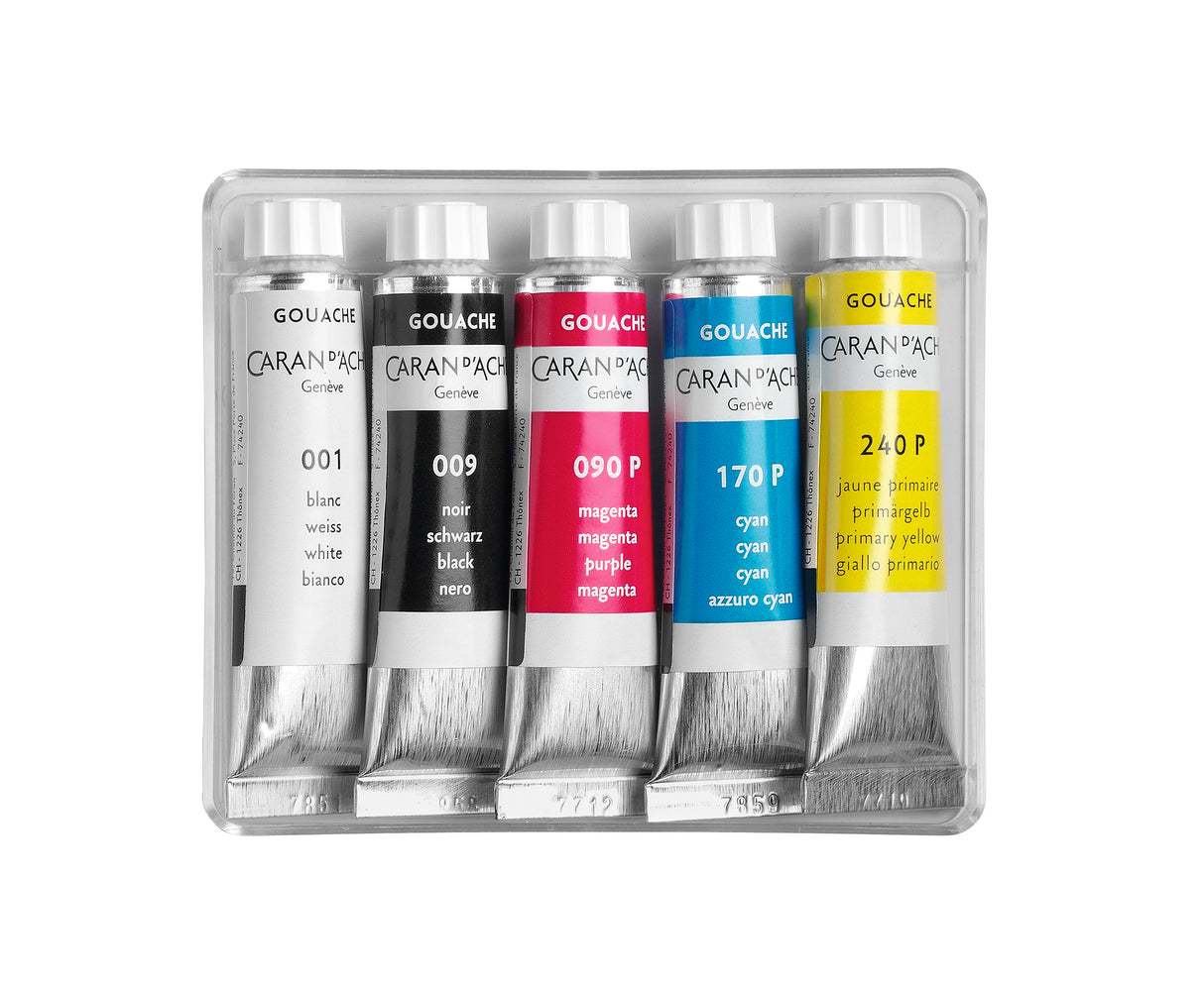 Caran d'Ache Gouache Studio 10ml Tubes Set of 5