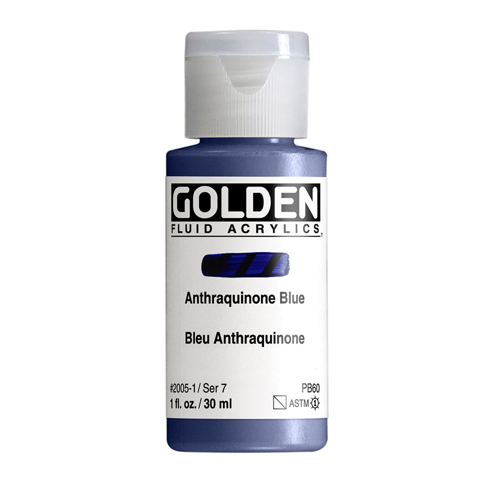 Golden Fluid Acrylic Paint 30ml Bottles
