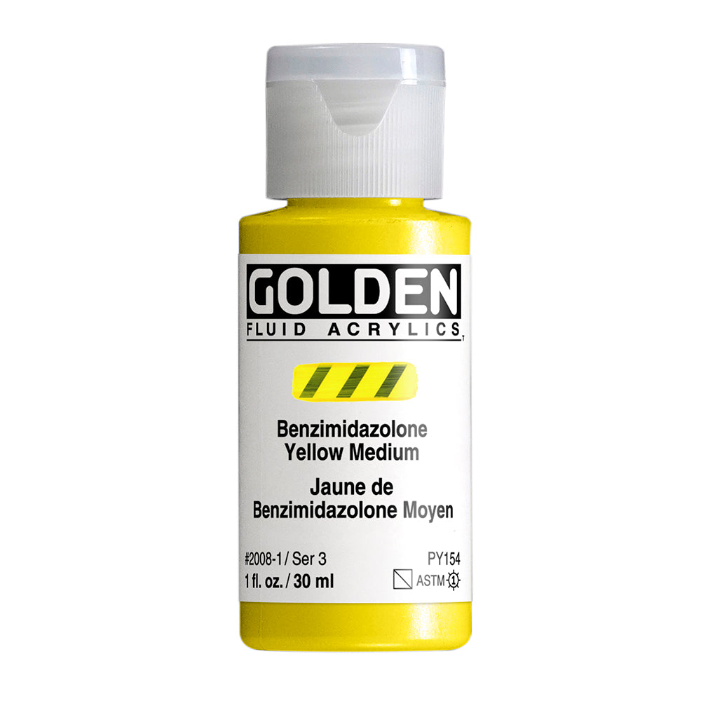 Golden Fluid Acrylic Paint 30ml Bottles