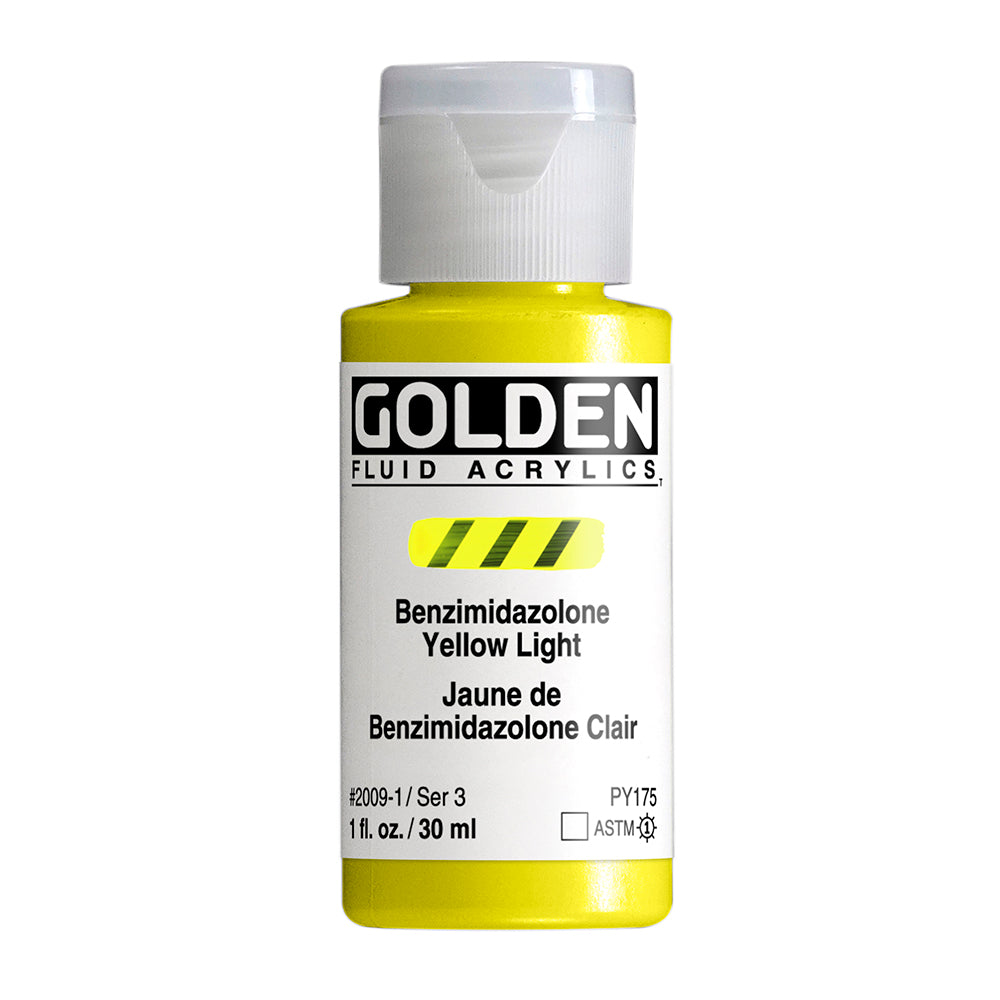 Golden Fluid Acrylic Paint 30ml Bottles