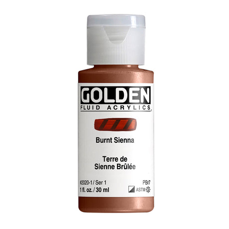 Golden Fluid Acrylic Paint 30ml Bottles