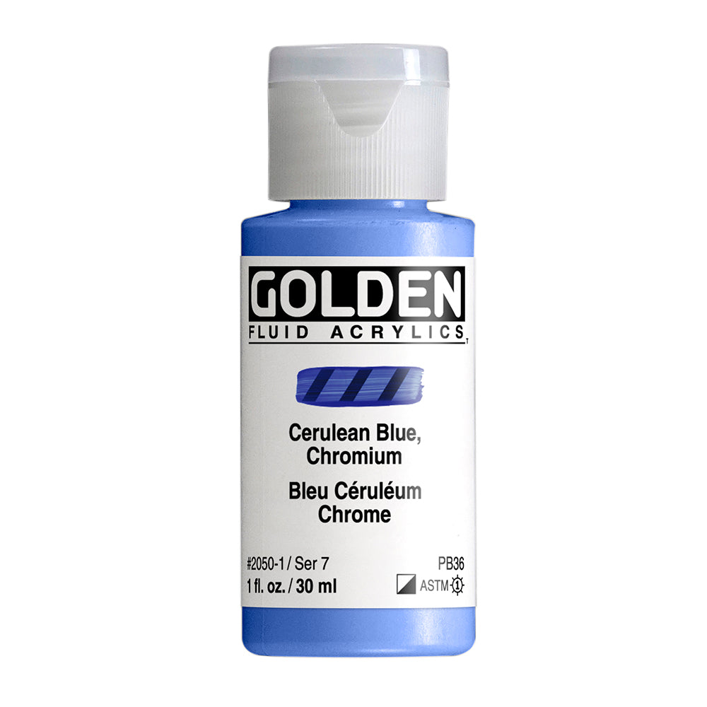 Golden Fluid Acrylic Paint 30ml Bottles