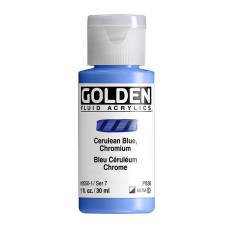 Golden Fluid Acrylic Paint 30ml Bottles