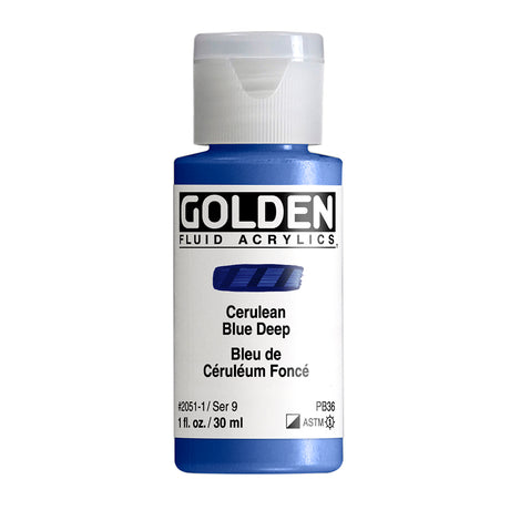 Golden Fluid Acrylic Paint 30ml Bottles