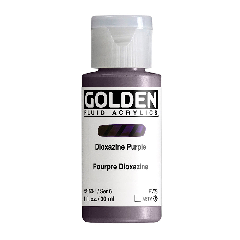 Golden Fluid Acrylic Paint 30ml Bottles