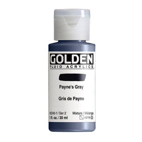Golden Fluid Acrylic Paint 30ml Bottles