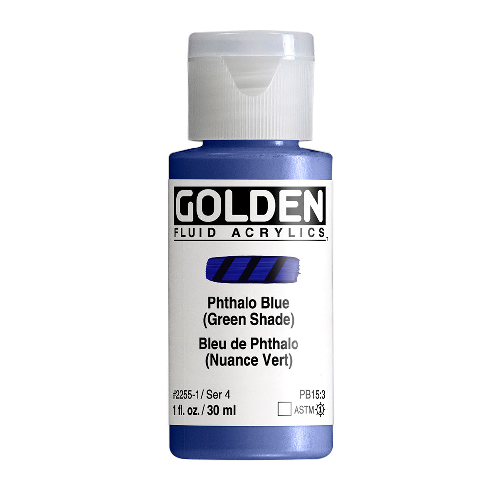 Golden Fluid Acrylic Paint 30ml Bottles
