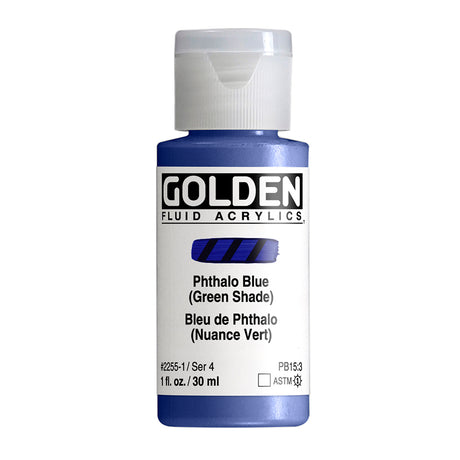 Golden Fluid Acrylic Paint 30ml Bottles