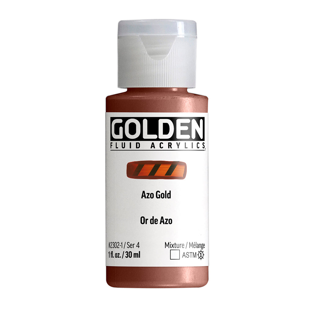 Golden Fluid Acrylic Paint 30ml Bottles