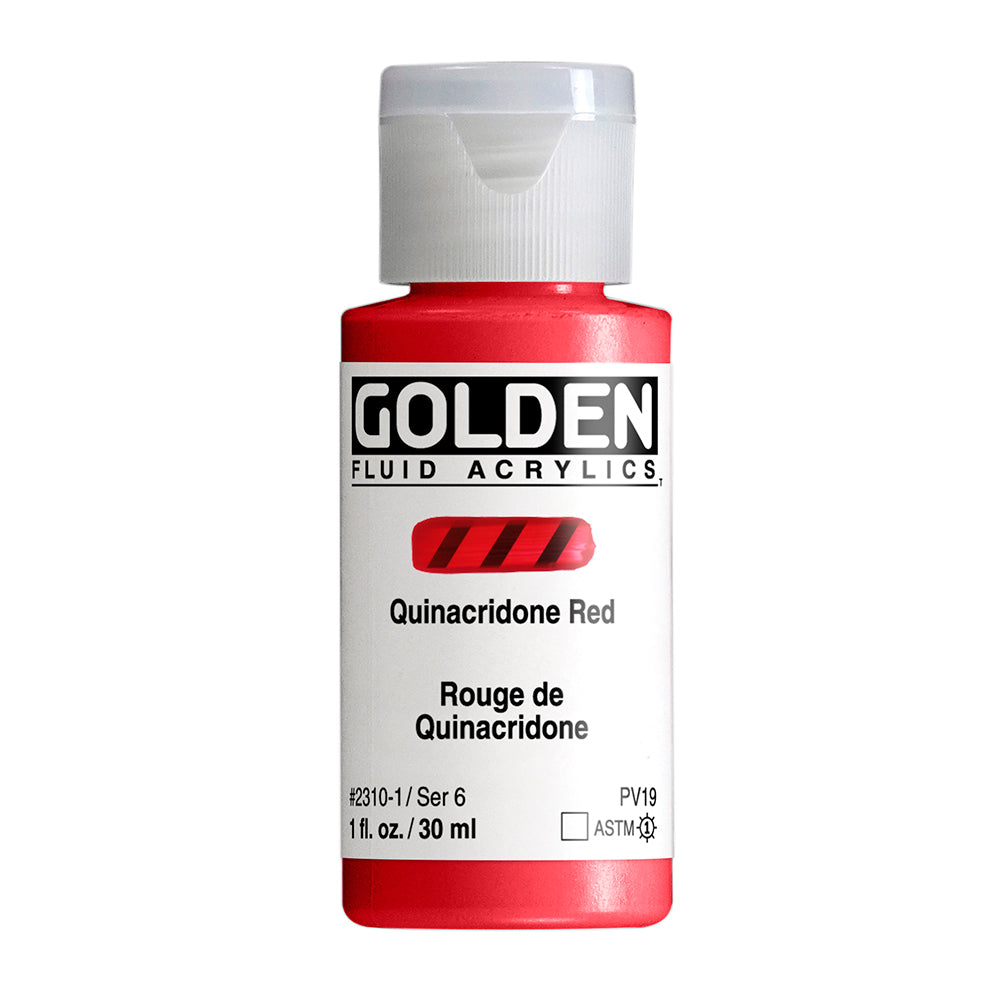 Golden Fluid Acrylic Paint 30ml Bottles