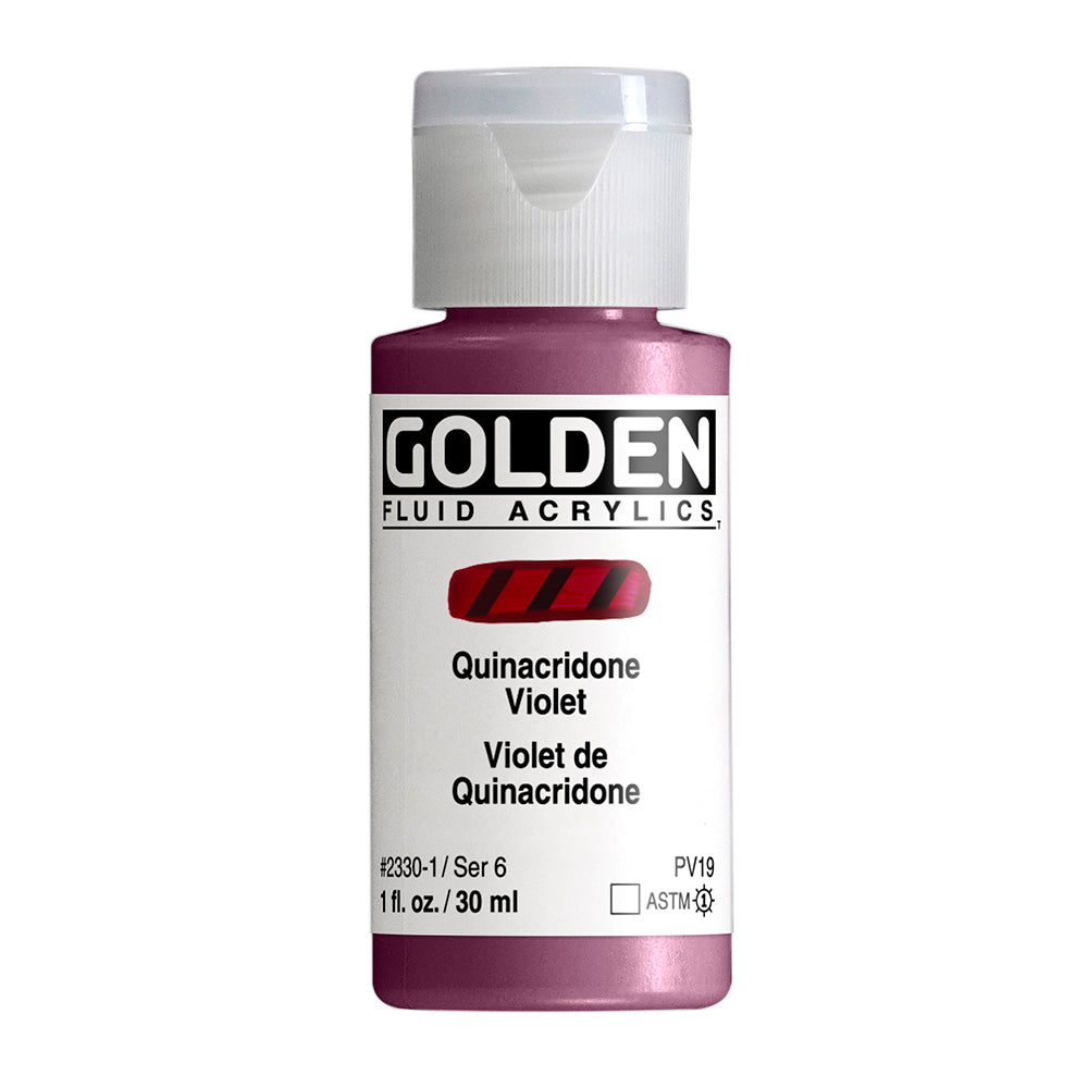 Golden Fluid Acrylic Paint 30ml Bottles