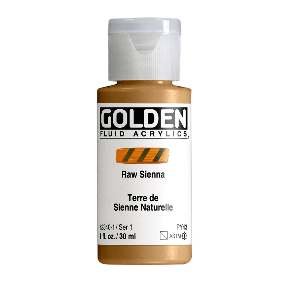 Golden Fluid Acrylic Paint 30ml Bottles