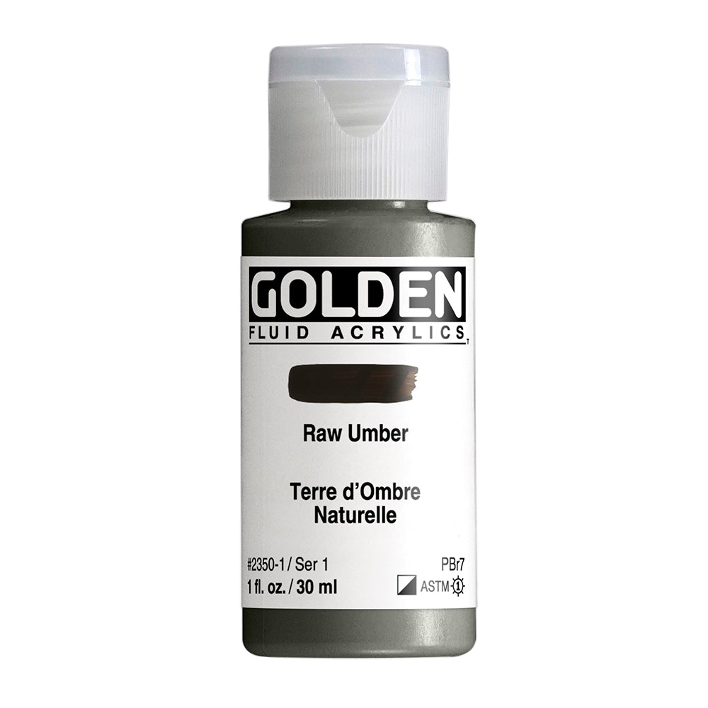 Golden Fluid Acrylic Paint 30ml Bottles