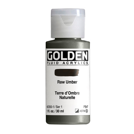 Golden Fluid Acrylic Paint 30ml Bottles