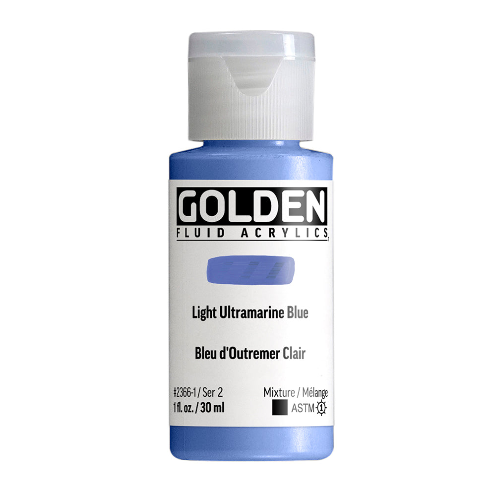 Golden Fluid Acrylic Paint 30ml Bottles
