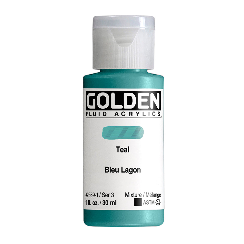 Golden Fluid Acrylic Paint 30ml Bottles