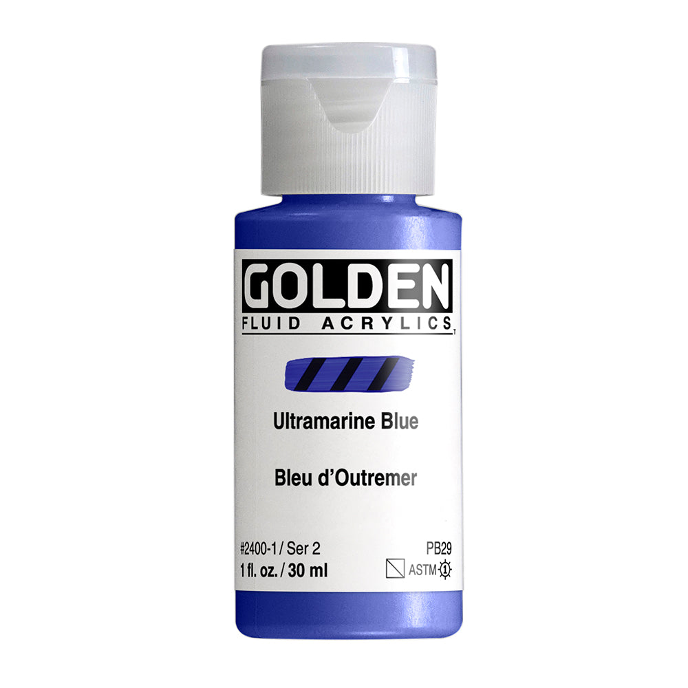 Golden Fluid Acrylic Paint 30ml Bottles