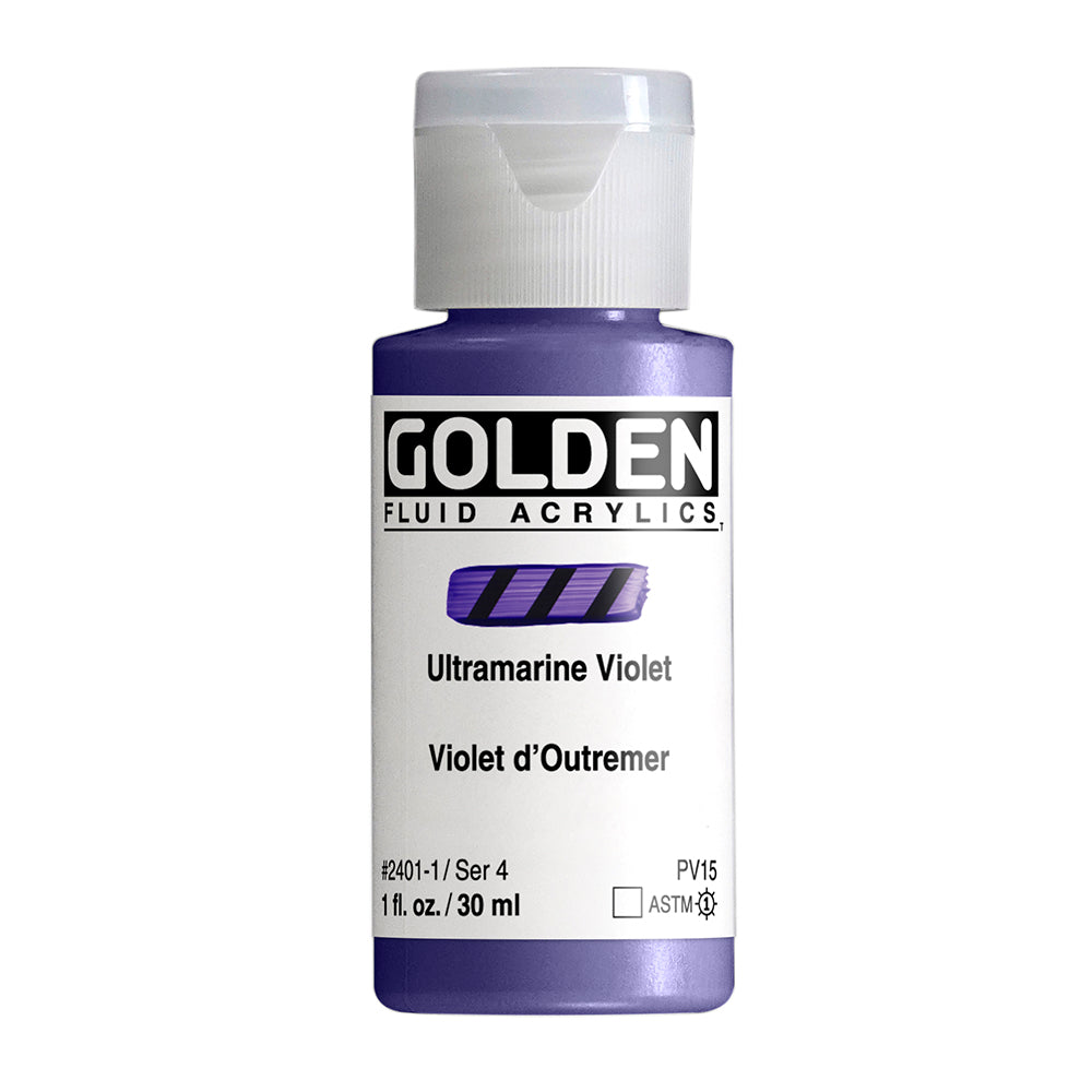 Golden Fluid Acrylic Paint 30ml Bottles