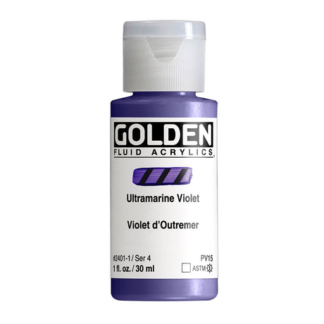 Golden Fluid Acrylic Paint 30ml Bottles