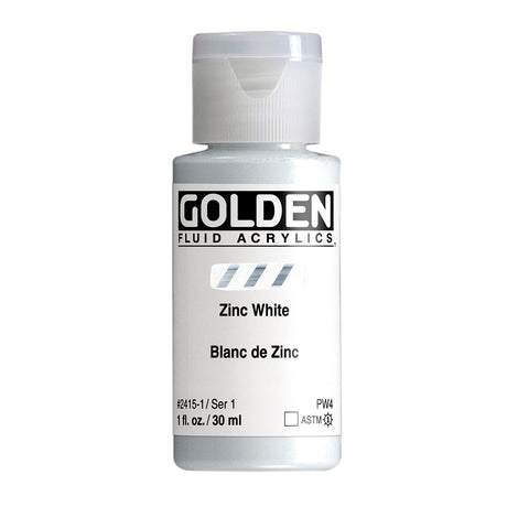Golden Fluid Acrylic Paint 30ml Bottles