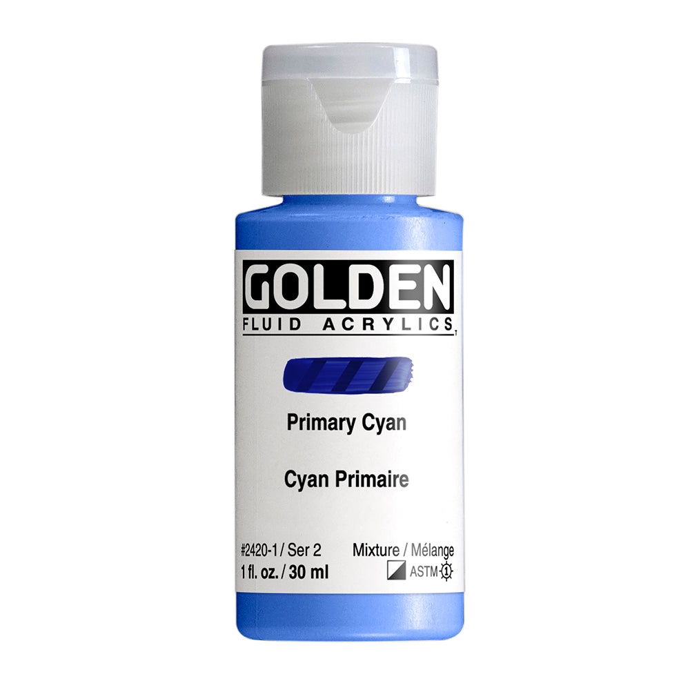 Golden Fluid Acrylic Paint 30ml Bottles