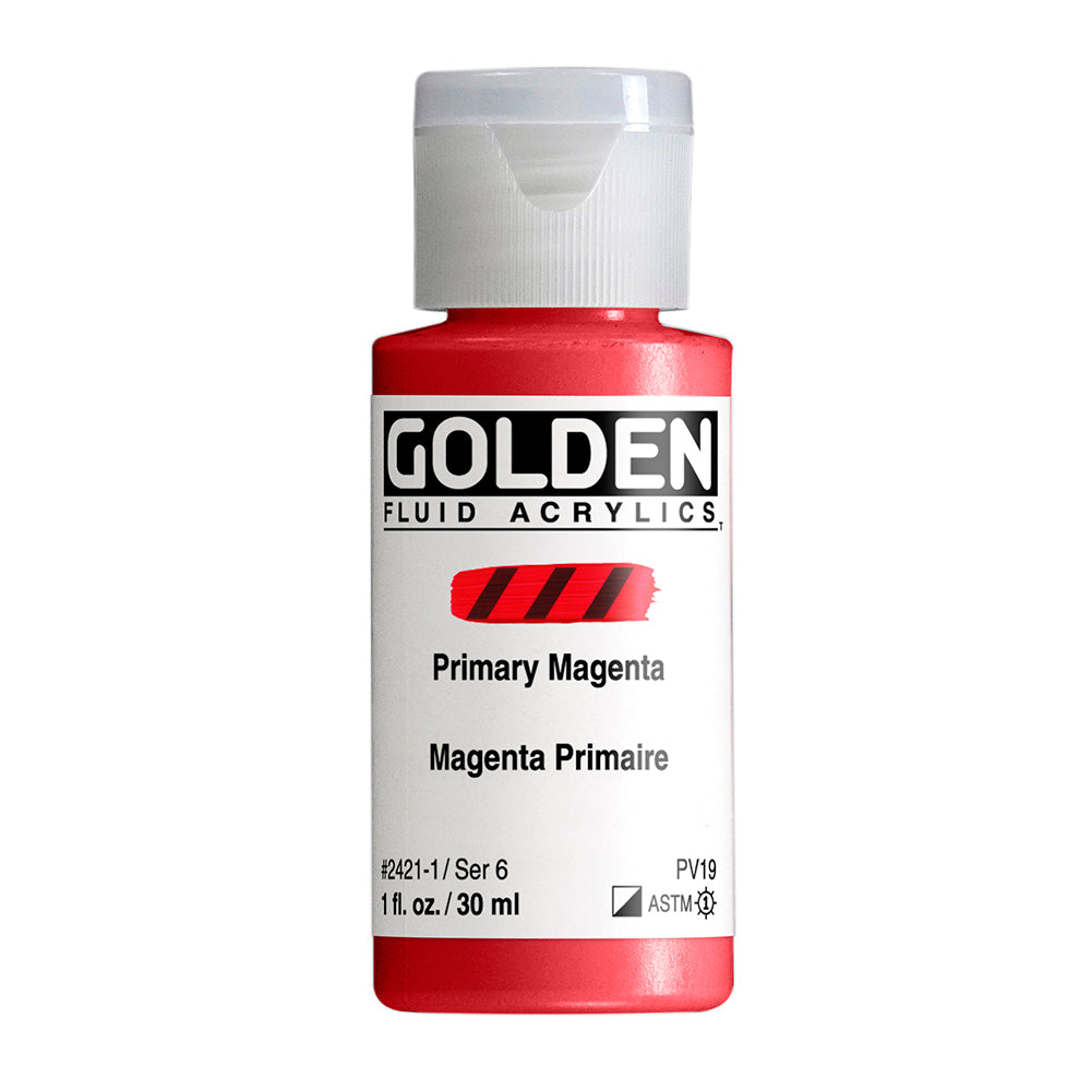 Golden Fluid Acrylic Paint 30ml Bottles