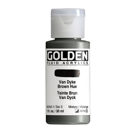 Golden Fluid Acrylic Paint 30ml Bottles
