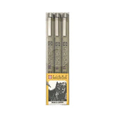 Sakura Pigma Micron Pen Black 3 Set (08,10,12)