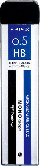 Tombow MONO Graph Refill Leads MG – 0.5mm HB (Pack of 40)