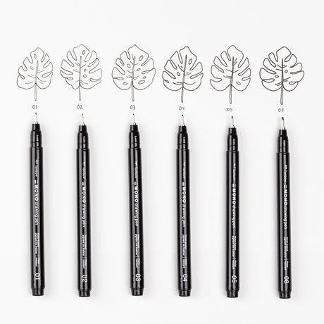 Tombow MONO Fineliner Drawing Pens