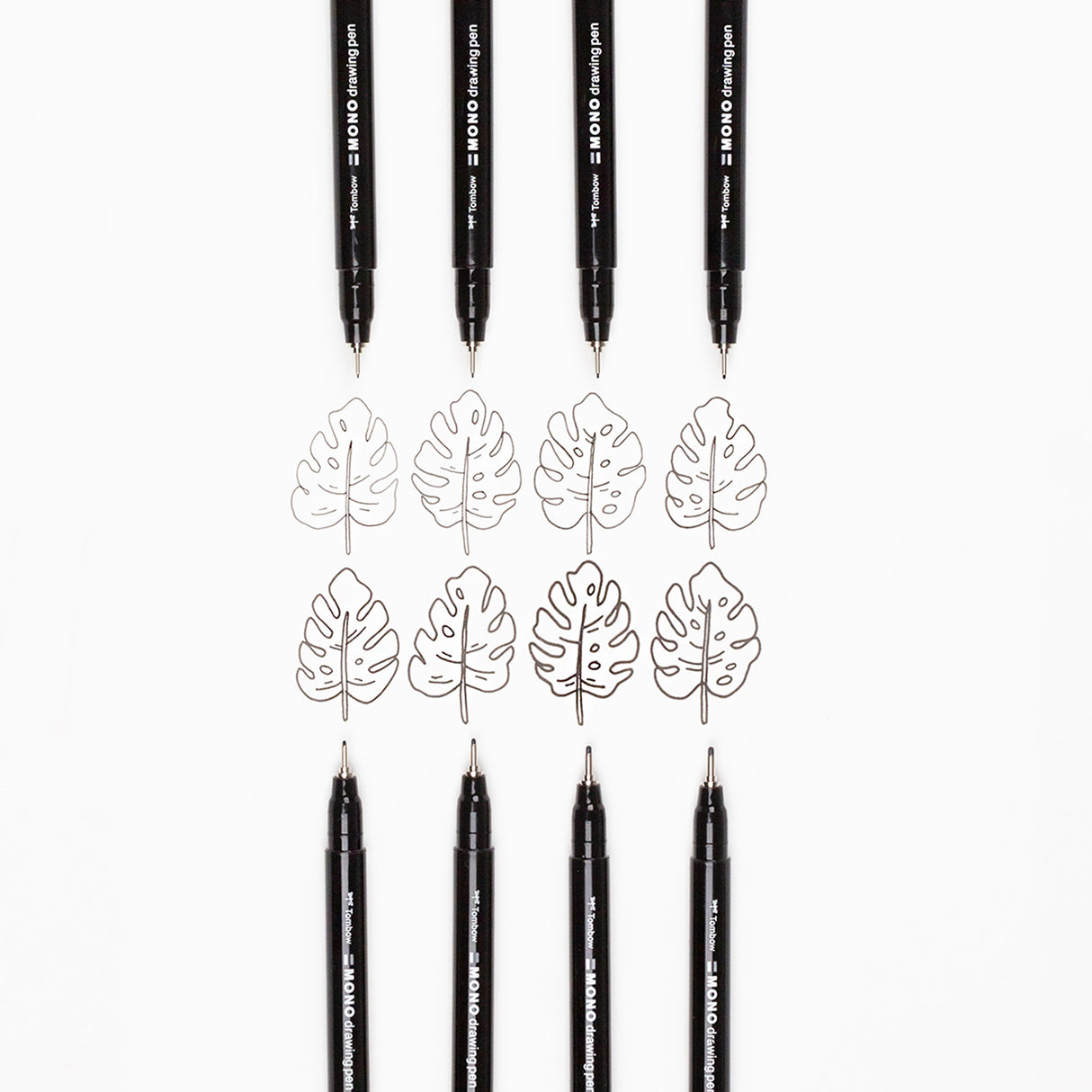 Tombow MONO Fineliner Drawing Pens