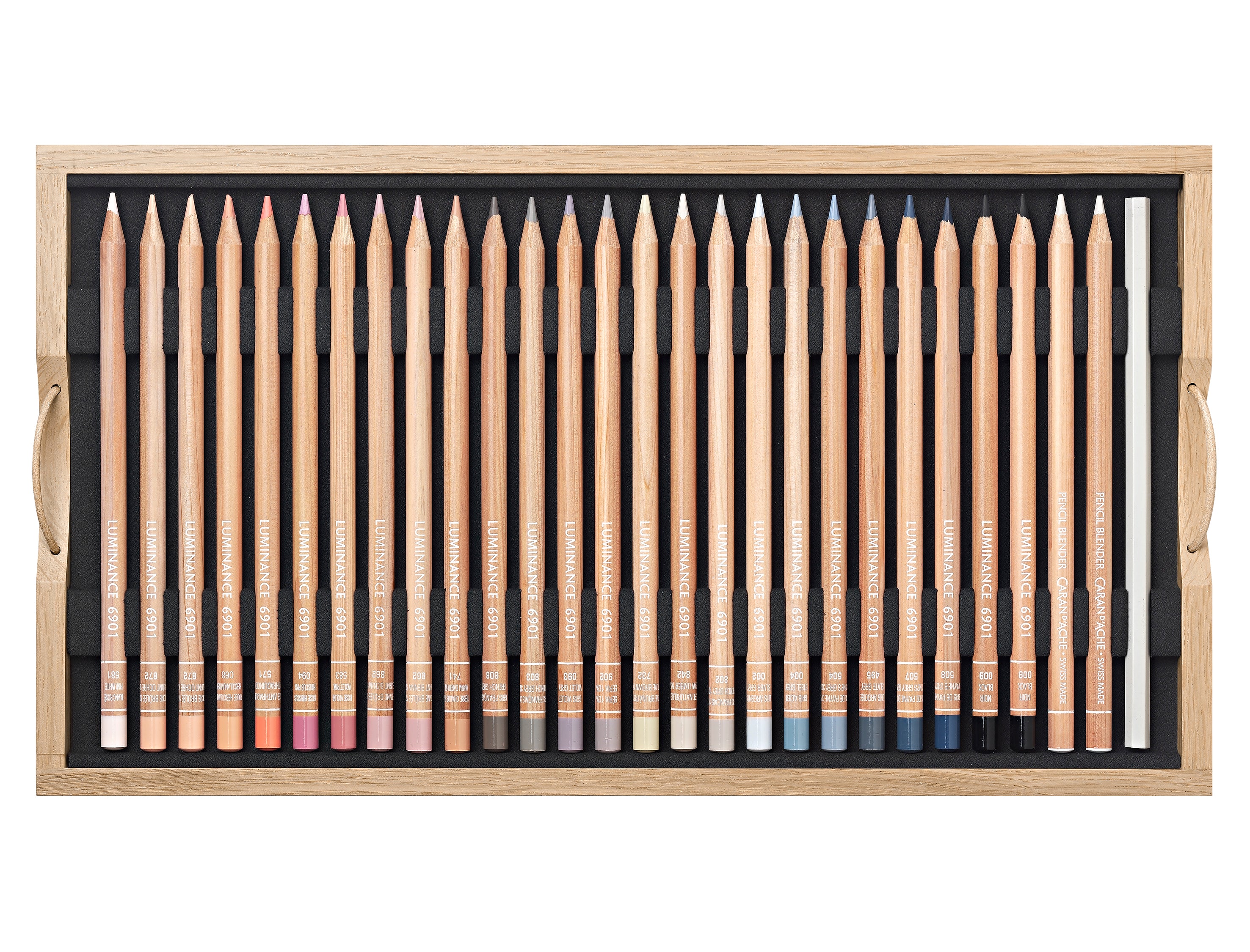 Caran d'Ache Luminance Wooden Box Set of 100+ Pencils (6901-900