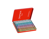 Caran d'Ache Neocolor I Water-Resistant Wax Pastels Tin 10 Metallic